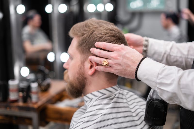 Helmy — barber portrait